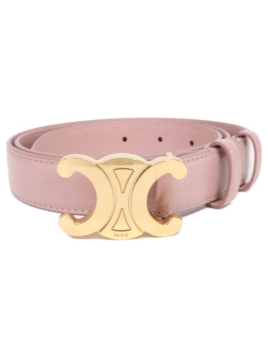Celine Triomphe Buckle Leather 85 Belt